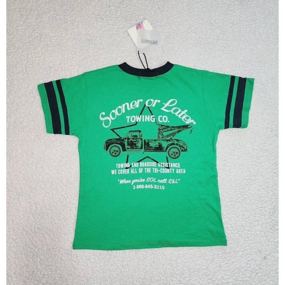 NWT Daydreamer Sporty V-Neck Tee - Picture 6 of 6